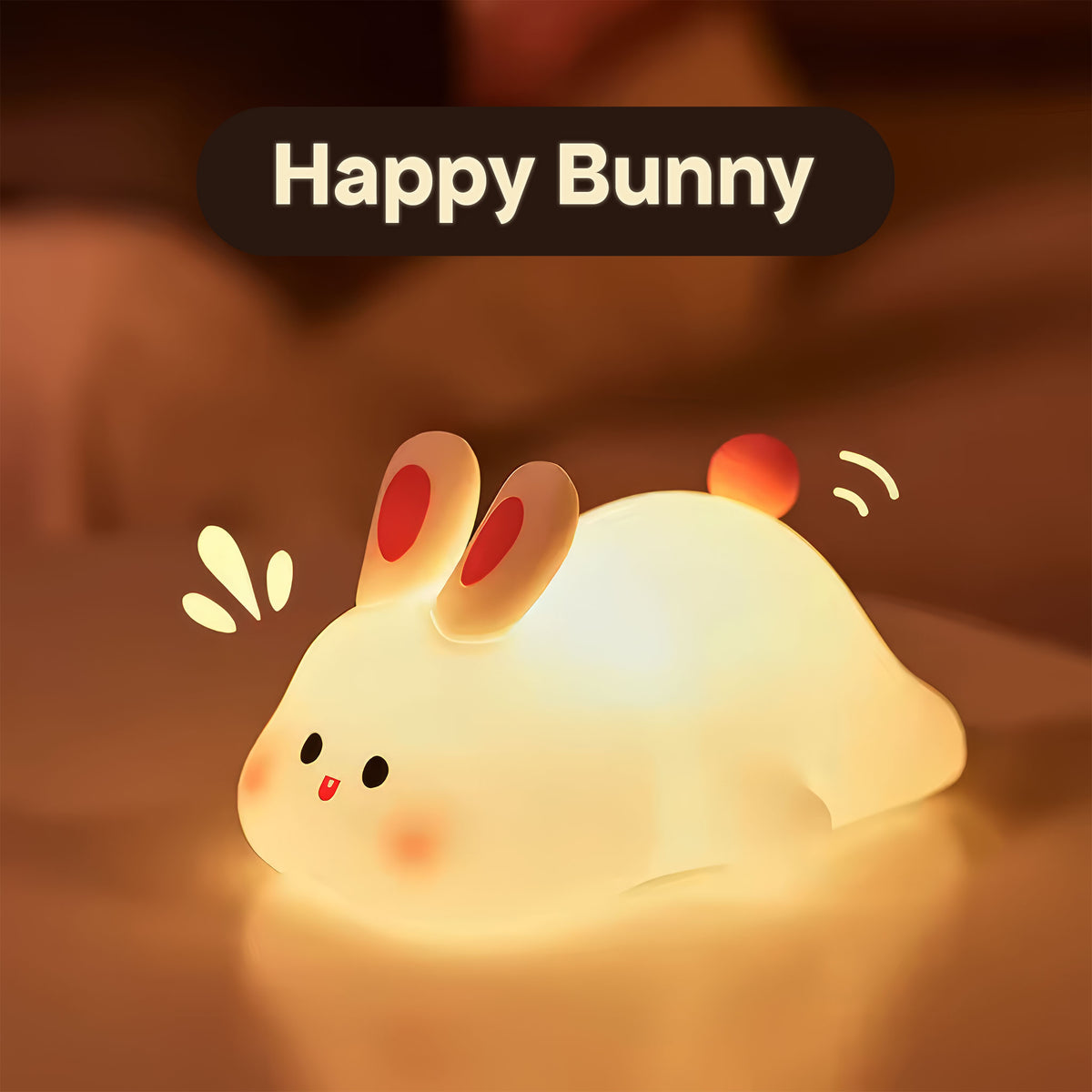 Happy Bunny Night Lamp